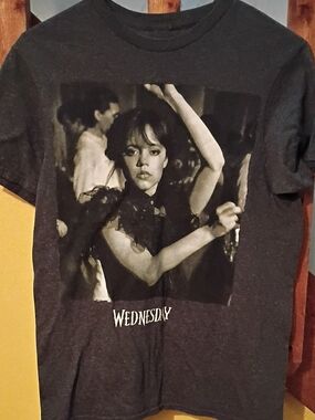 Wednesday Graphic Short Sleeve Tee - Dark Gray